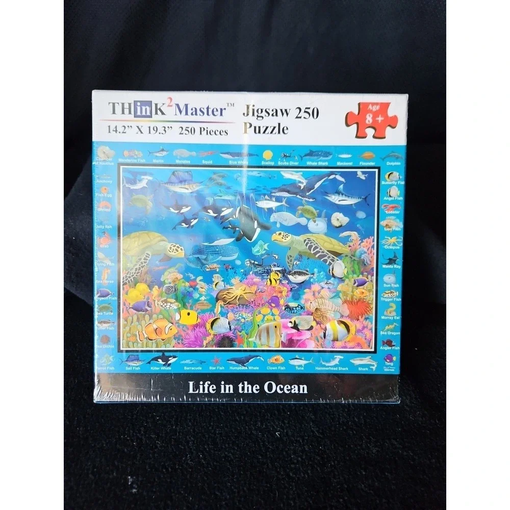 Think2Master Life in the Ocean Jigsaw Puzzle 250 Pieces FACTORY‎ SEALED BOX